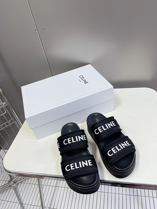 23ss celin* 스트랩 플랫폼 샌들