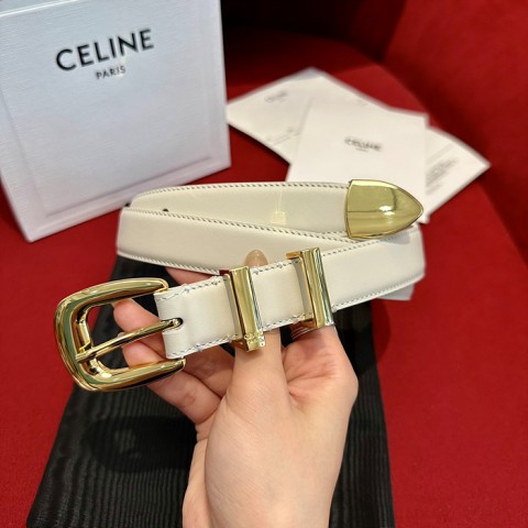 celin* 레더 벨트 1.8cm