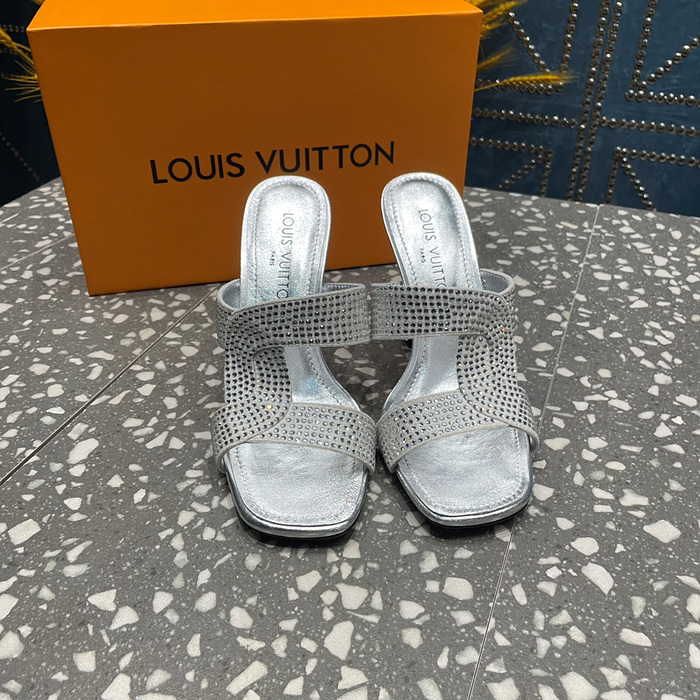 23ss louis vuitt*n 다이아 힐 샌들 (굽 10cm)