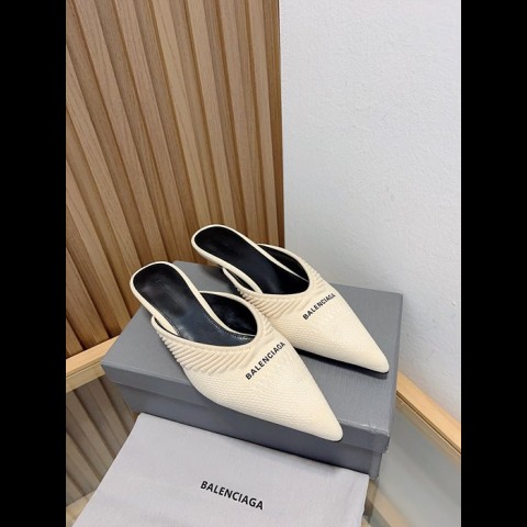 balenciag* 레터링 뮬 (굽 4cm)