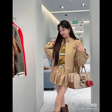 miu mi* 셔츠 자켓 (공용)