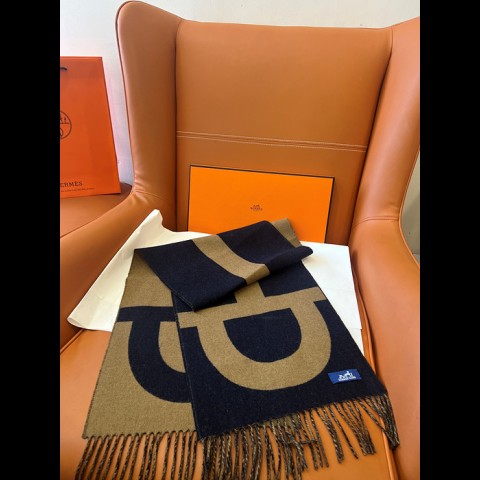 herm*s H 카사크 그랜드모스 캐시미어 머플러